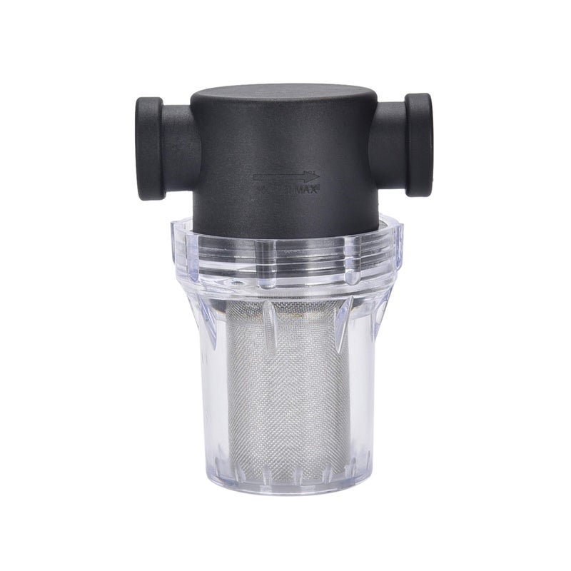 IMXMI Water Filter, 1/2''Twist-On Pipe Strainer, Nylon PA66 cover, PC bowl, 304 Stainless Screen (1/2''40 Mesh Female water filter) - Image 1